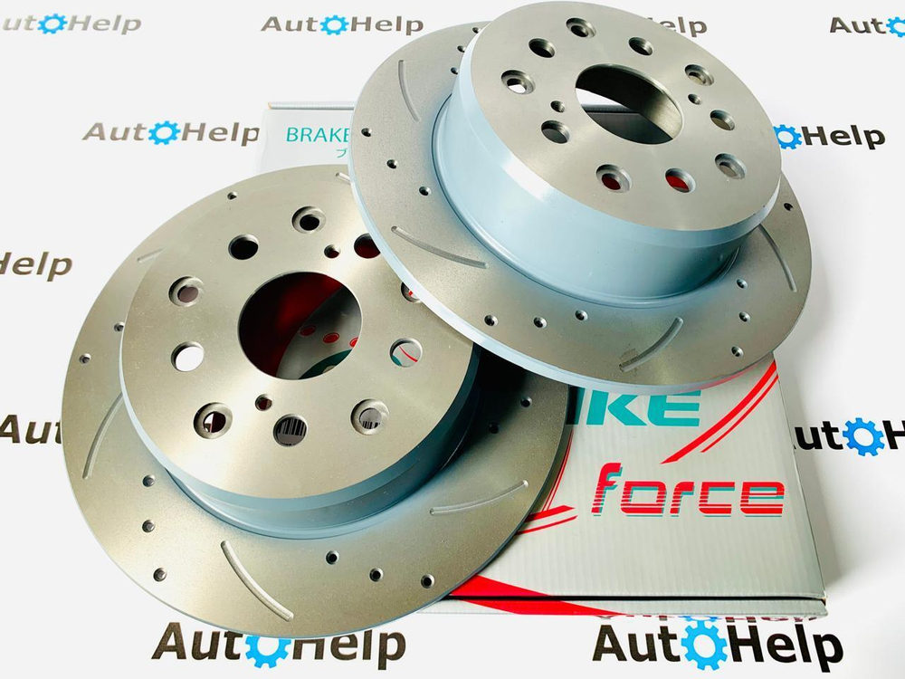 Диск тормозной перфорированный G-Brake GFR-01607R задний правый 291mm