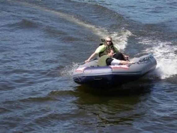 Надувная лодка Флагман 420 IGLA (пиксельный камуфляж)