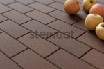Прямоугольник 200×100 Темно-коричневый (верхний прокрас, минифаска)
