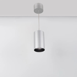 Светильник подвесной SP-POLO-R85-2-15W Day White 40deg (Silver, Black Ring) (Arlight, IP20 Металл, 3 года) 022966