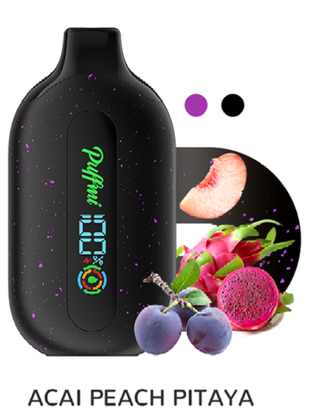 Puffmi Pure Acai peach pitaya - асаи-персик-питайя 12000 затяжек 20мг (2%)