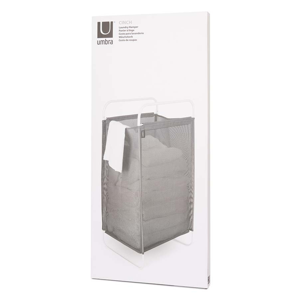 Корзина для белья Cinch серая