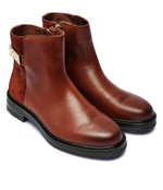 Кожаные ботильоны Tommy Hilfiger - коричневый(FW0FW08336)