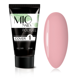 Полигель MIO NAILS COVER камуфлирующий. Тон № 1, 30 мл