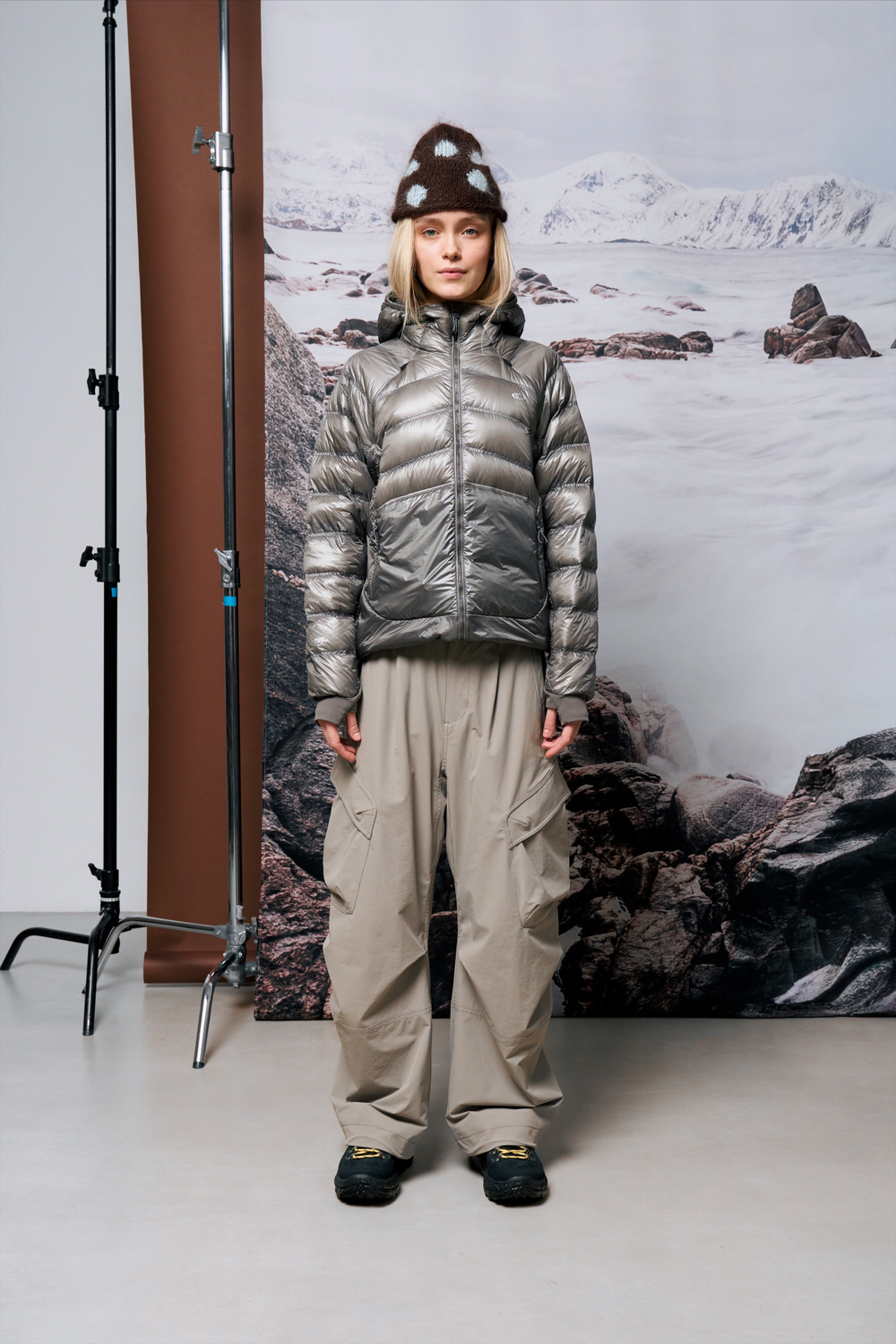 Куртка Nothomme Blue Down Jacket "Silver"