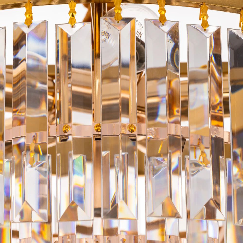 Citilux Ricky CL314143 Люстра подвесная хрустальная