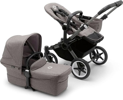 Коляска Bugaboo Donkey 5 Mono Complete 2 в 1 Graphite/Grey Melange-Grey Melange