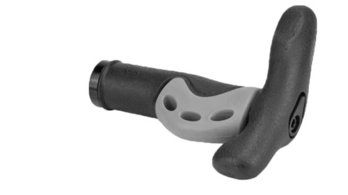 Грипсы XH-G70BL черно-серые 130мм,33396