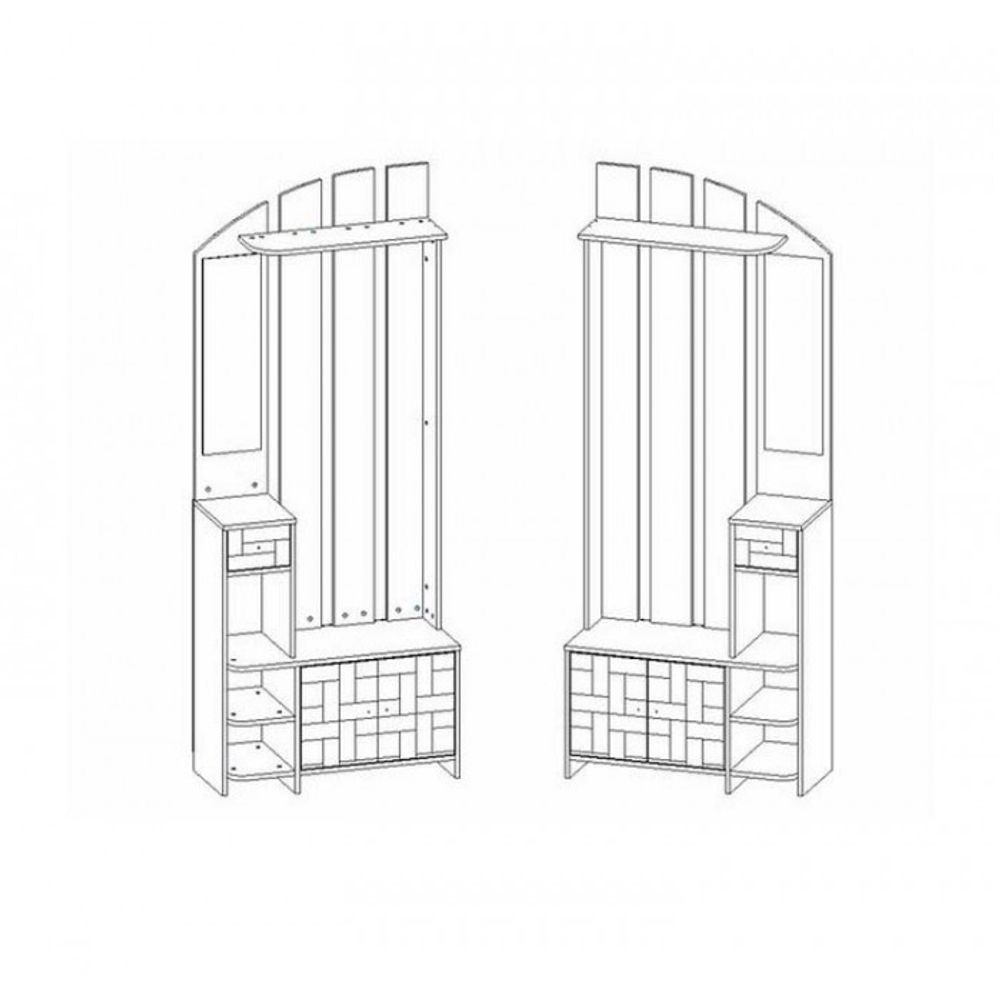 Шкаф "Прихожая Гранада-7"