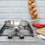 Сковорода 22см Общепит без крышки, корпус 0,6мм индукция ТРС 3,5мм