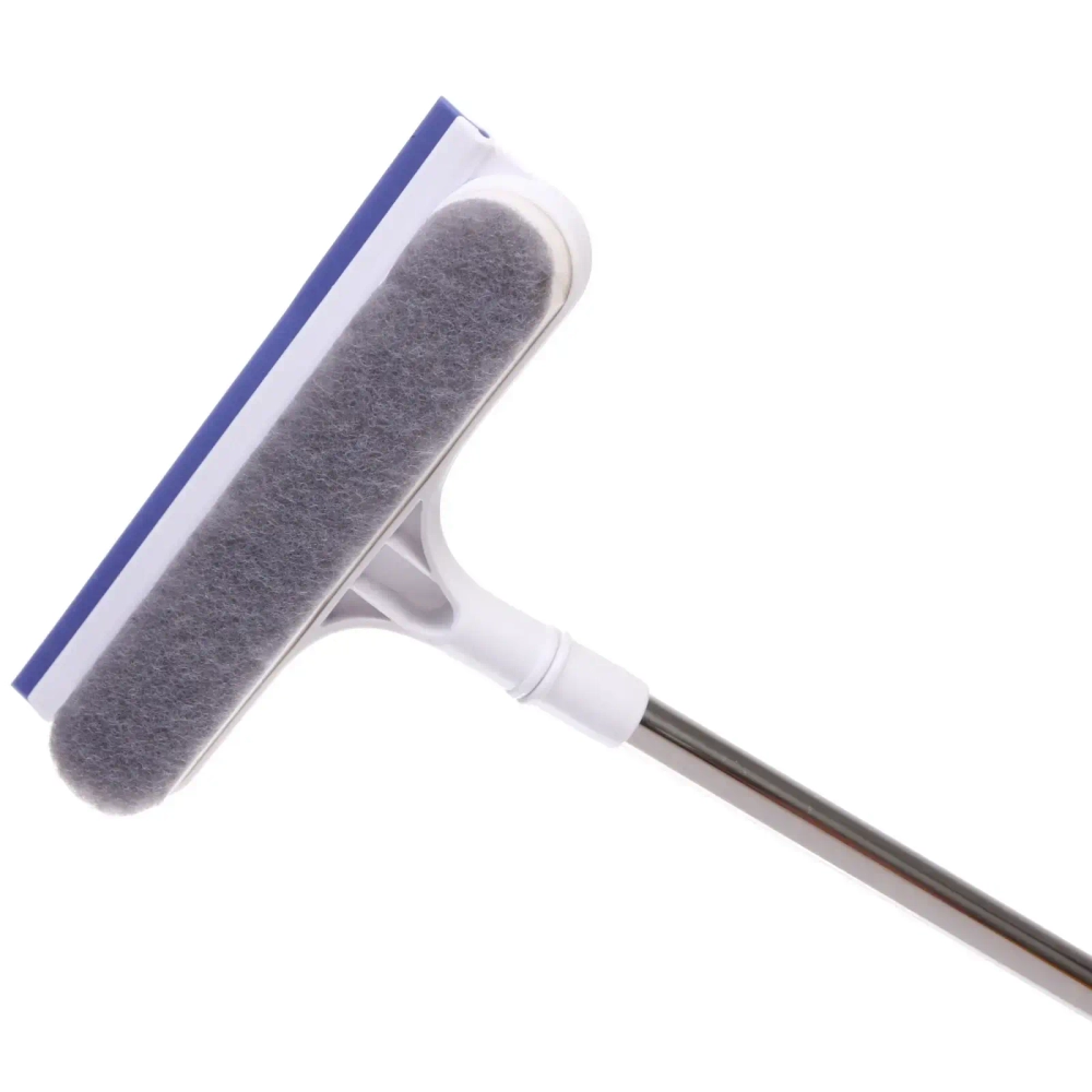 Окномойка для мытья стекол телескопическая ручка 115см абразивная губка 25см