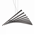 Pendant design lamp Rhythm by Vibia L97 (Black)