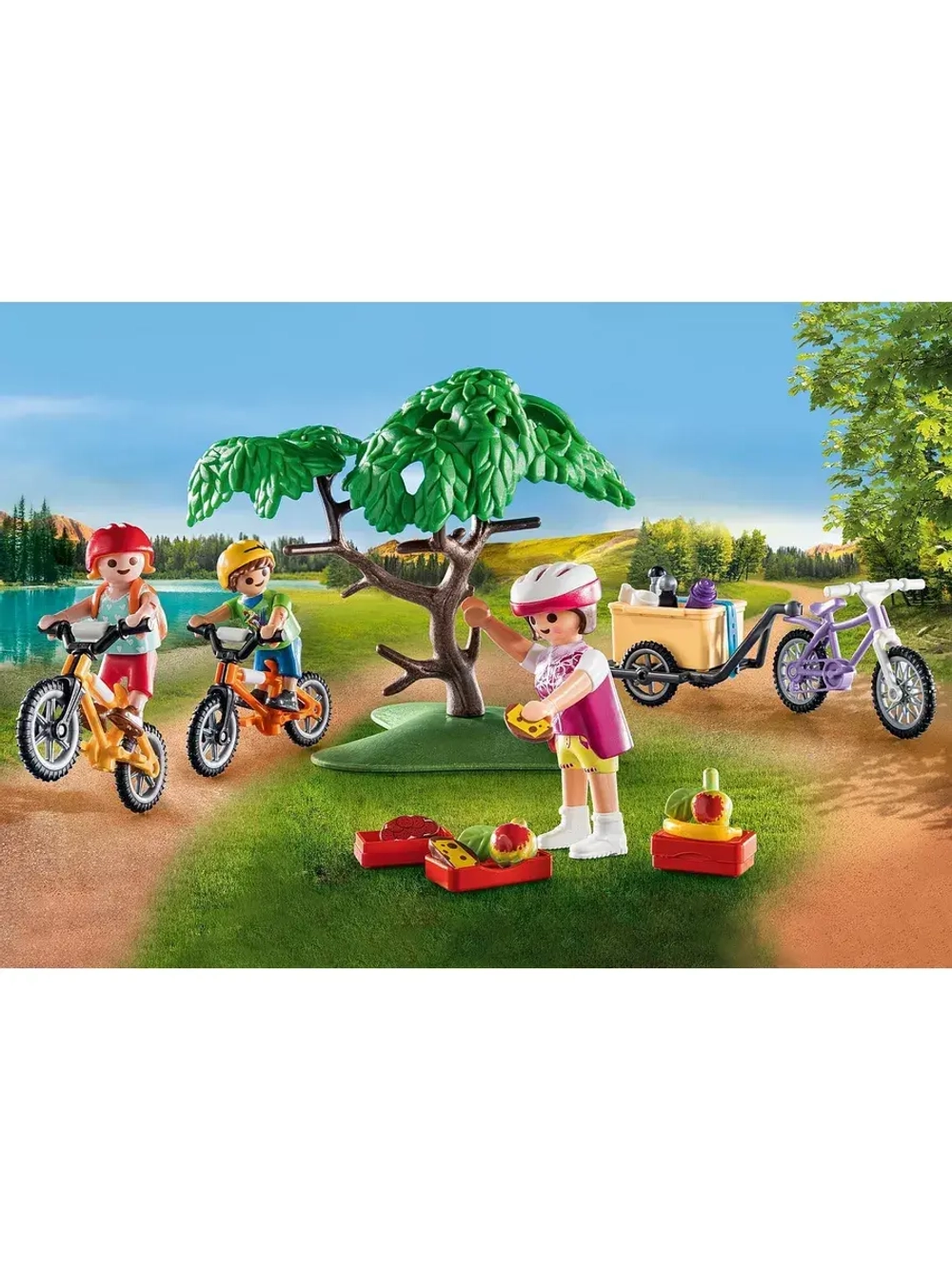 Набор Семейный тур на горном велосипеде Playmobil 71426