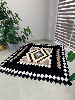 Покрывало меховое ковер из шкуры овчины