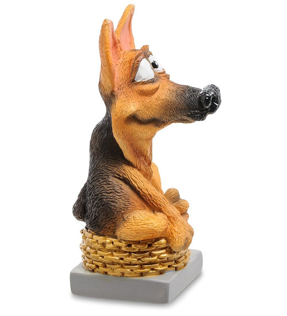 RV-906 Статуэтка Собака Немецкая овчарка «Желаю роскошного окружения» (W.Stratford)