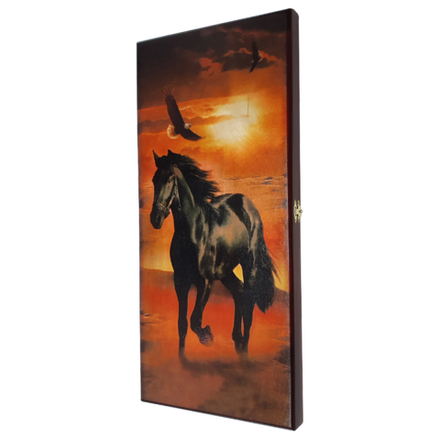 Саввина Нарды в деревянной коробке Конь на закате
