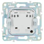 SKANDY Розетка без заземления без защитных шторок 10А SK-R02B бежевый IEK