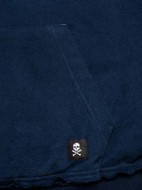 Толстовка Crew с коротким рукавом темно-синяя - фото 11