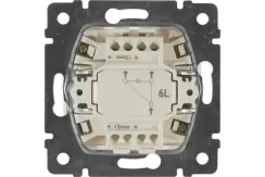 Выключатель Legrand Valena 1-клавишный с индикатором проходной белый 06959