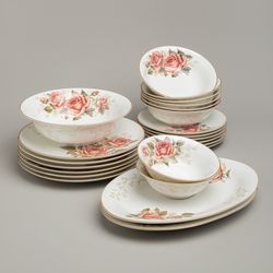 СЕРВИЗ ОБЕДЕННЫЙ LEFARD "КОРЕЙСКАЯ РОЗА" НА 6 ПЕР. 23 ПР. (КОР=1НАБ.)
