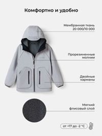 Куртка Softshell демисезонная "Туман" Bungly tec 7+