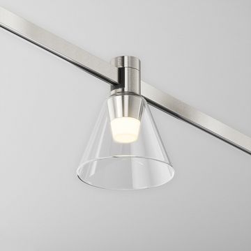 Магнитный трековый светодиодный светильник 3W 3000К TR147-1-3W3K-PT платина Bianca Flarity Maytoni