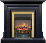 Каминокомплект Bradford - Серый графит с очагом Fobos FX M Brass