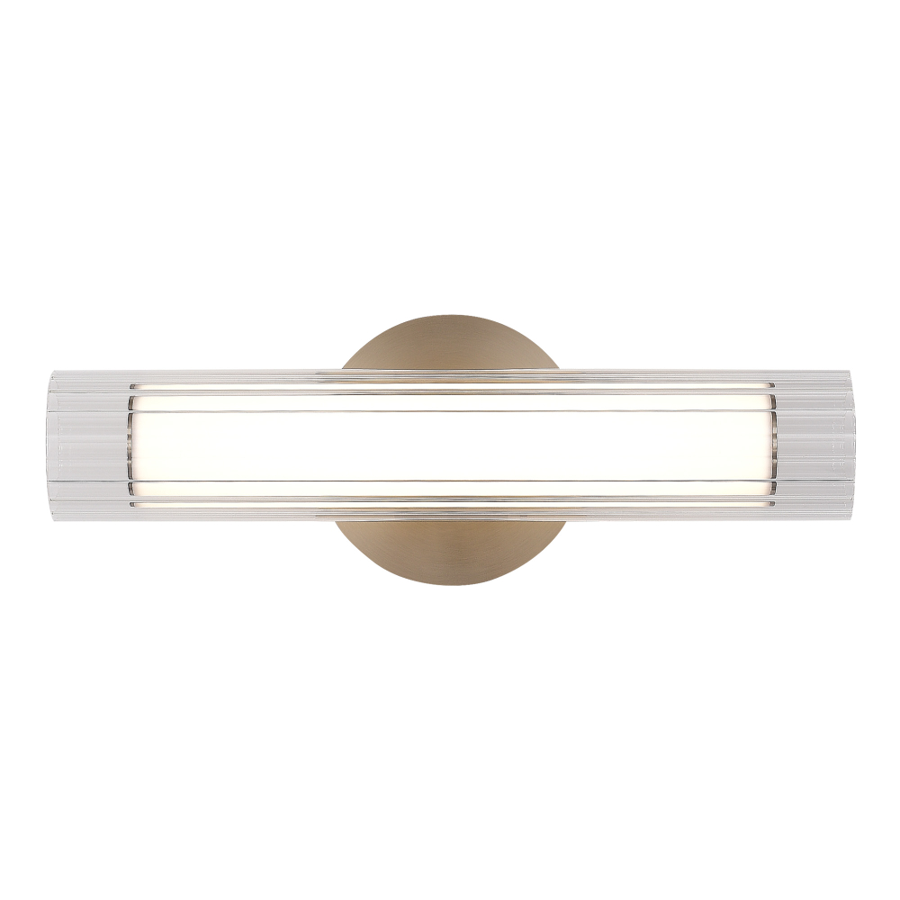 Светильник настенный, Никель/Белый-прозрачный, ENFYS, LED 7W, 3000K/4000K/6000K