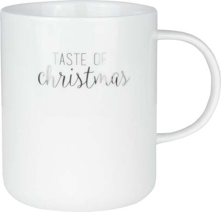 Кружка Raeder Christmas Taste, 8 см, фарфор, белая