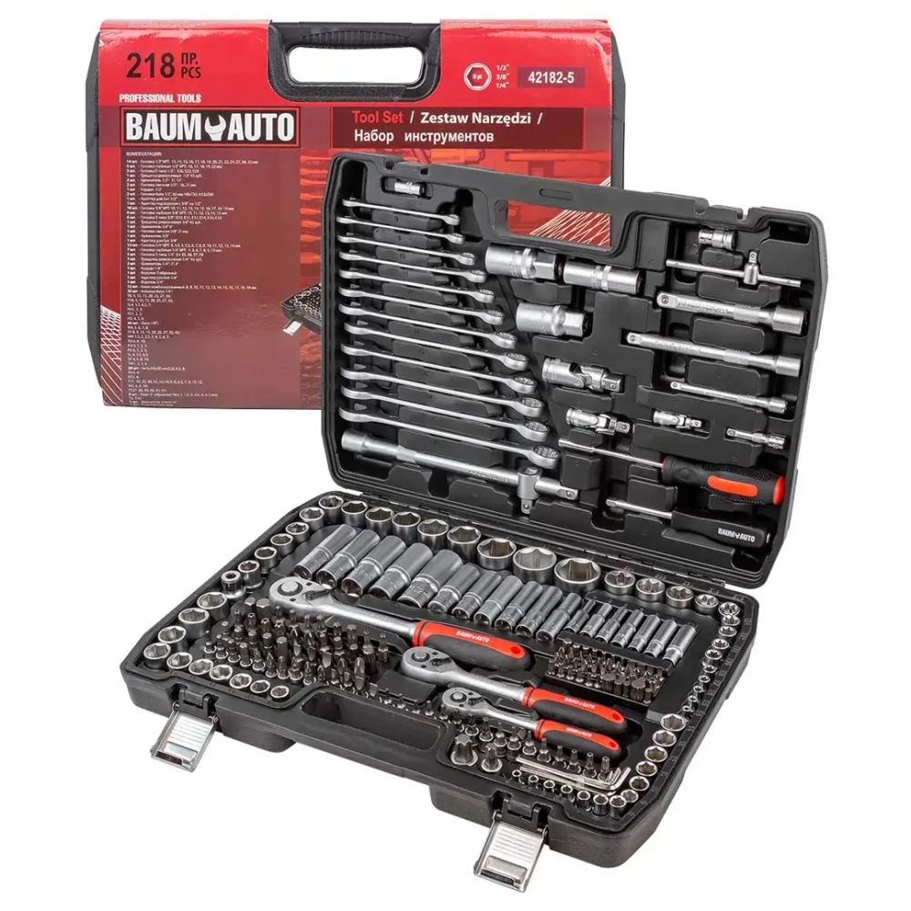 Набор инструментов 218пр. Baum Auto##BaumAuto BM-42182-5