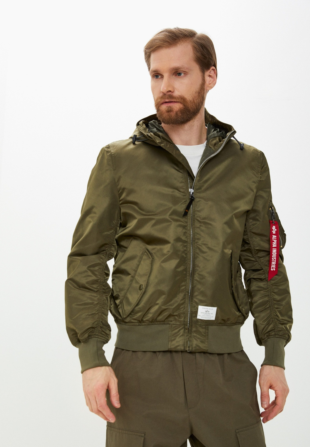 Куртка мужская ALPHA INDUSTRIES L-2B HOODED GEN II FLIGHT JACKET