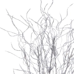 Ветка декоративная «Морозное солнце» 40 см, Серебро