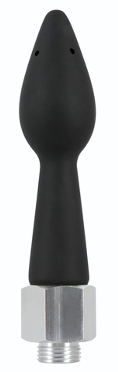 Чёрная анальная насадка для душа Anal Douche Rear Splash (Цвет: черный)