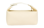 HERMES Bride a Brac Cotton Storage Bag, Toiletry Bag Small Women"s 01 Blanc Pure White