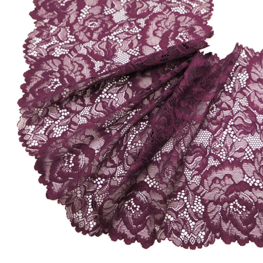 Кружево эластичное СЛИВА, 21см