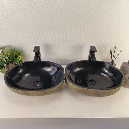 Раковина из речного камня ПАРА! RS-65484 50*36*16 0866