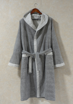 Халат махровый Borbonese Leader Grigio