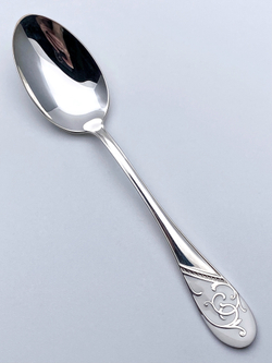 Ложка из серебра/Без покрытия, Эмаль