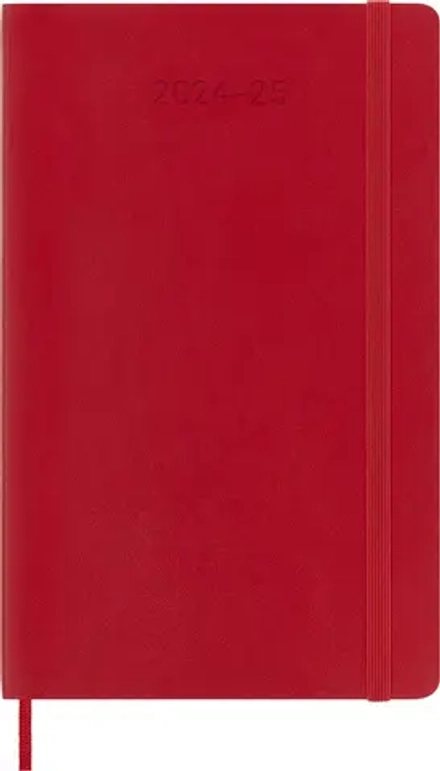 Еженедельник на 2025-2026 гг Moleskine Academic Soft WKNT (DSF218WN3) 13х21 см, мягкая обложка, красный