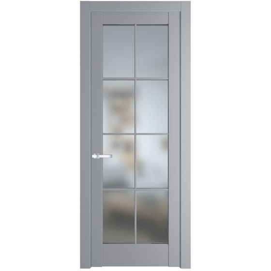 Межкомнатная дверь эмаль Profil Doors 3.1.2 (р.8) PD смоки стекло матовое