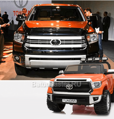 Детский электромобиль "Toyota Tundra" JJ2255 (12V), оранжевый