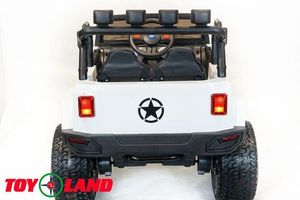 Детский электромобиль Toyland Jeep WHE 1688 белый