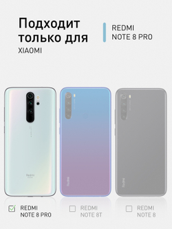 Набор стекол антишпион ROSCO для Xiaomi Redmi Note 8 Pro оптом (арт. XM-RN8P-FSP-GLASS-SPY-SET2)