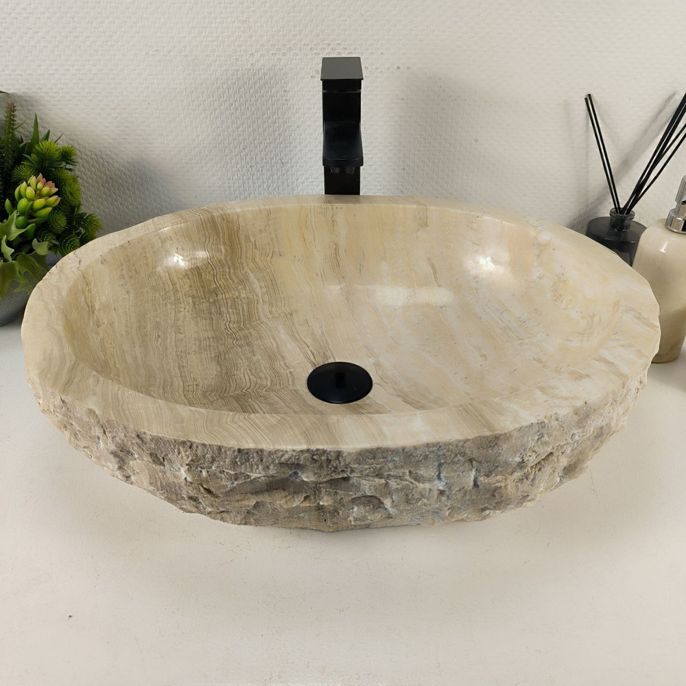 Раковина из оникса Erozy White EO-64363 56*43*15 0168