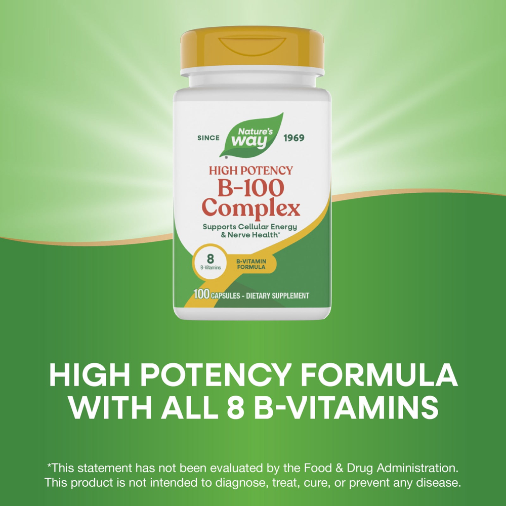 Nature's Way, B-100 Complex, 100 капсул