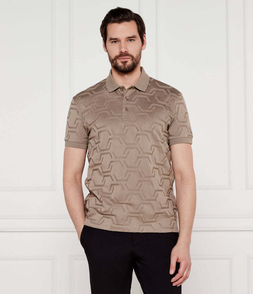 Поло Paddy HexaQuilt BOSS GREEN - бежевый(50533239)