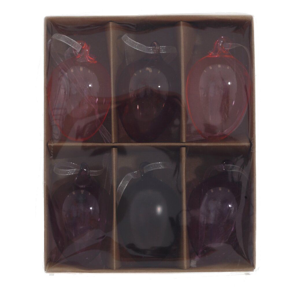 GAEM Набор из 6-ти изделий декоративных подвесных "Яйцо пасхальное" (4*7), L13 W15,5 H4 см