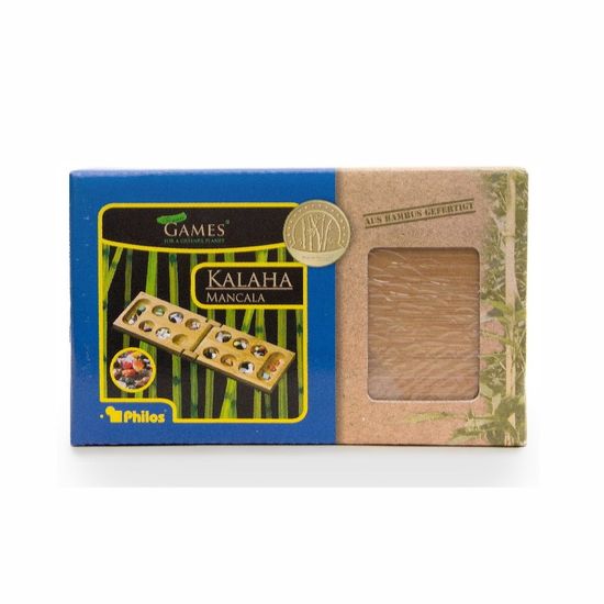 Настольная игра Калах / Манкала дорожная версия (бамбук), Philos, арт. 3258