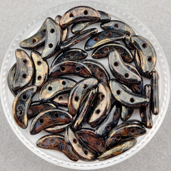 Crescent 3x10 мм, Jet Bronze Picasso