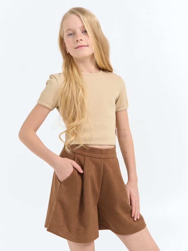 Шорты замшевые 